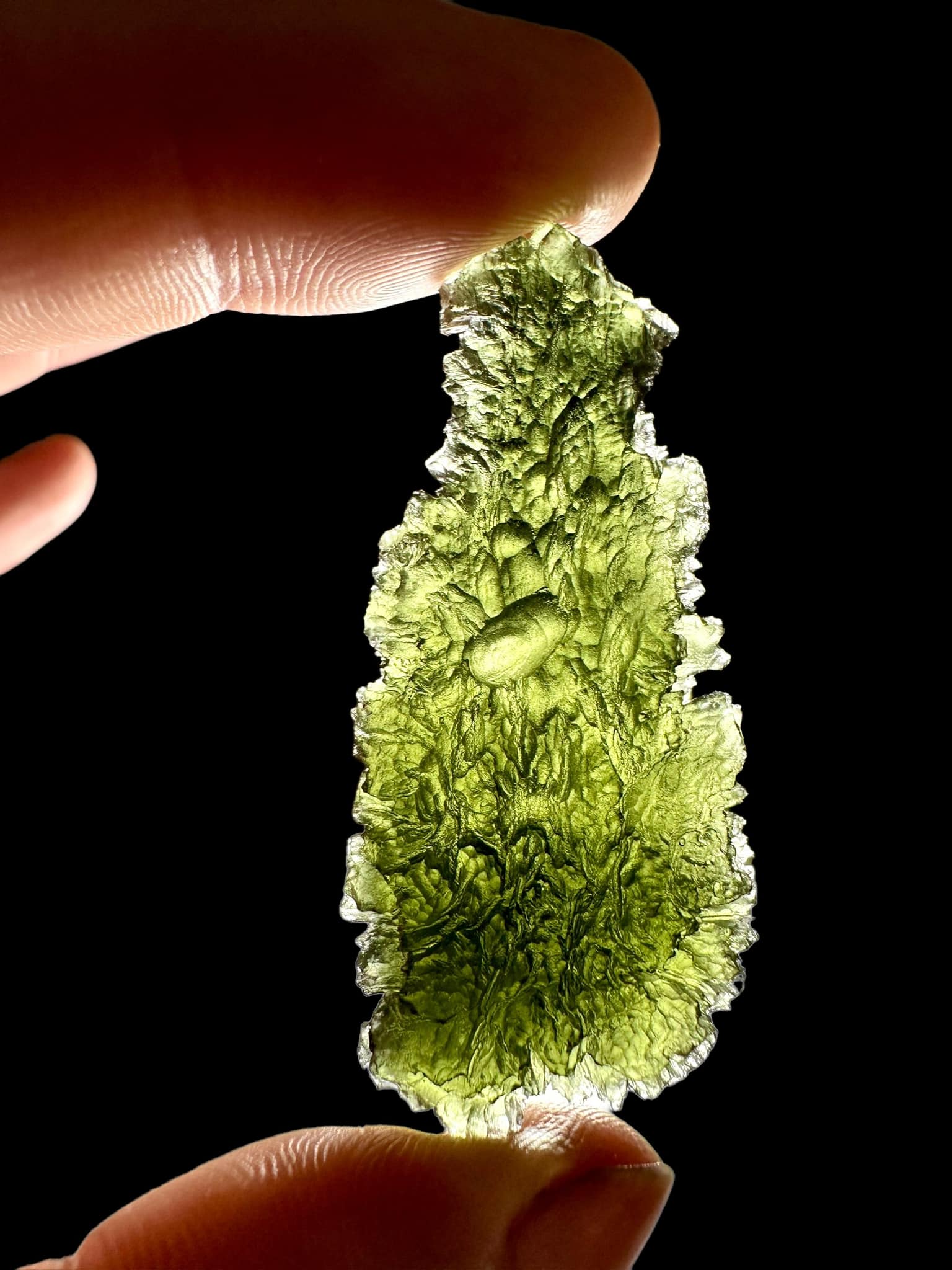 Moldavite – Slavce u CB – 14,4g - V2005