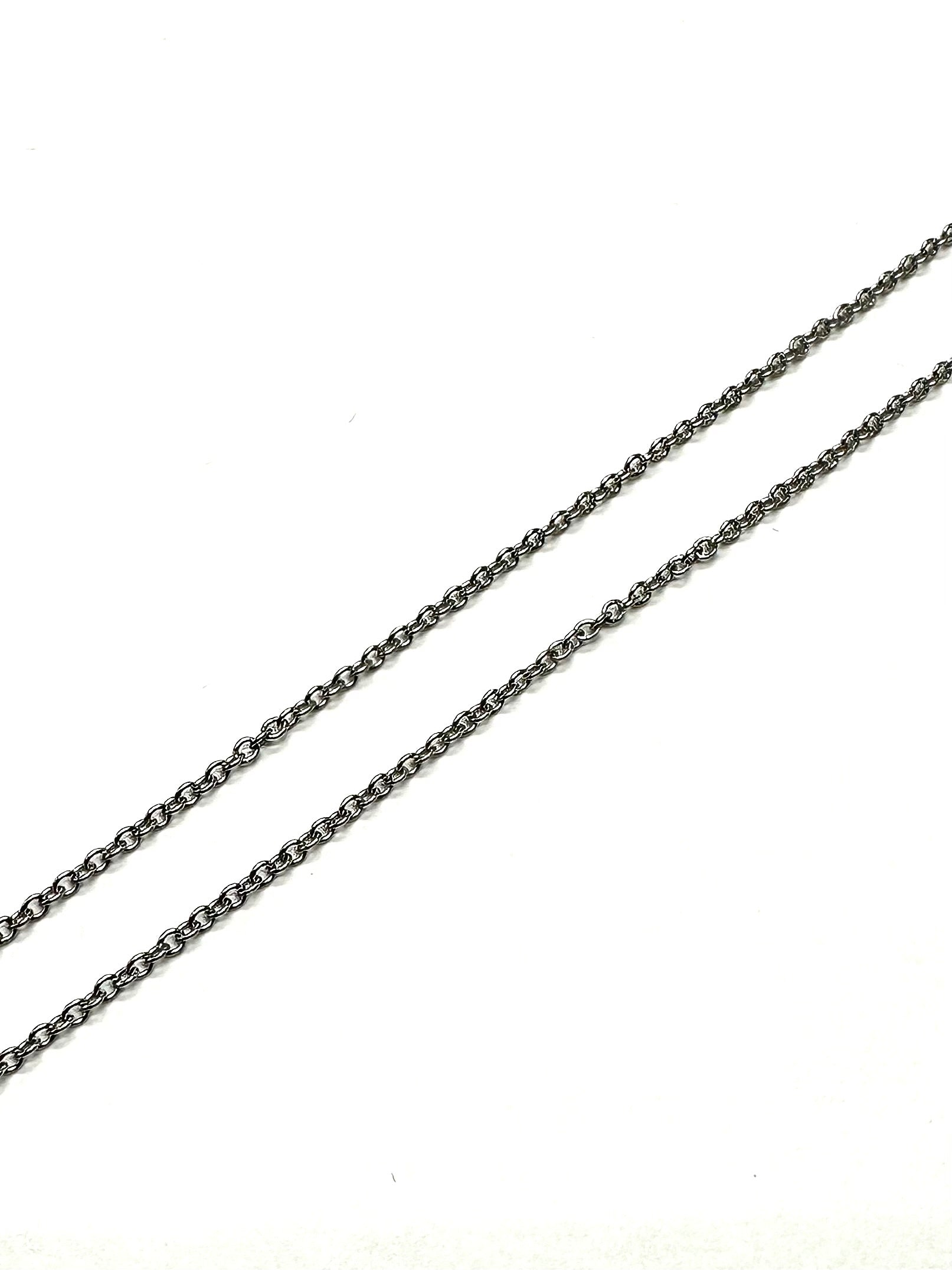 Chain made of surgical steel 45 cm, width 2 x 1,5 mm