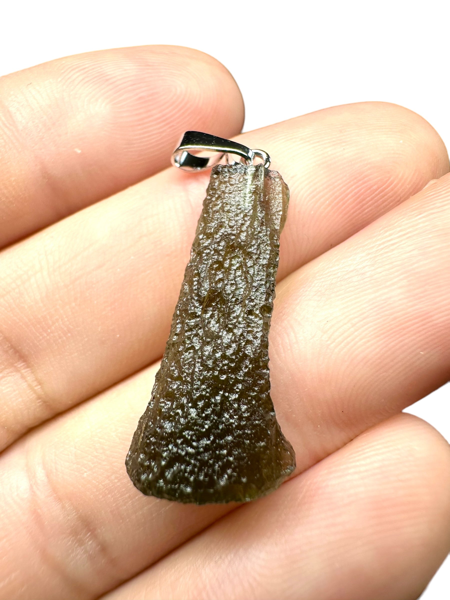 Moldavite pendant
