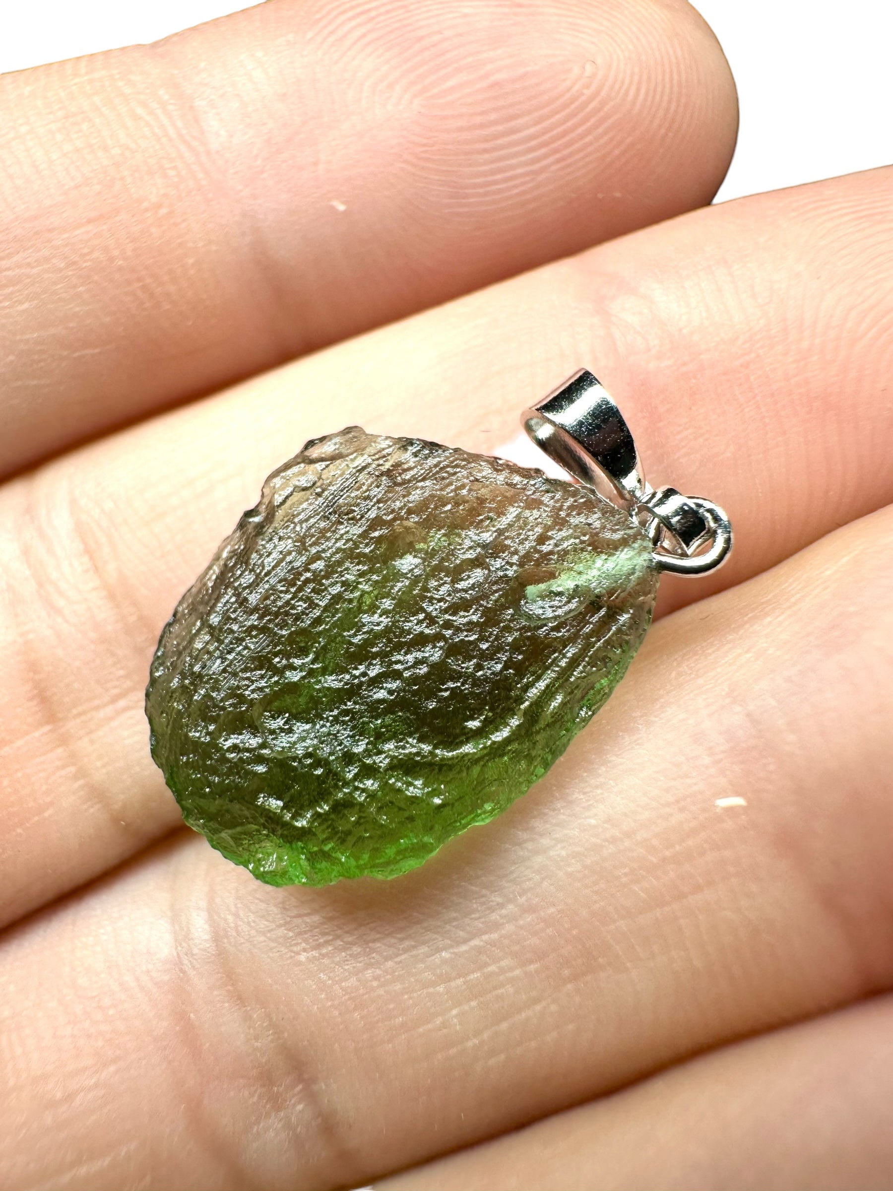 Moldavite pendant - P/V181