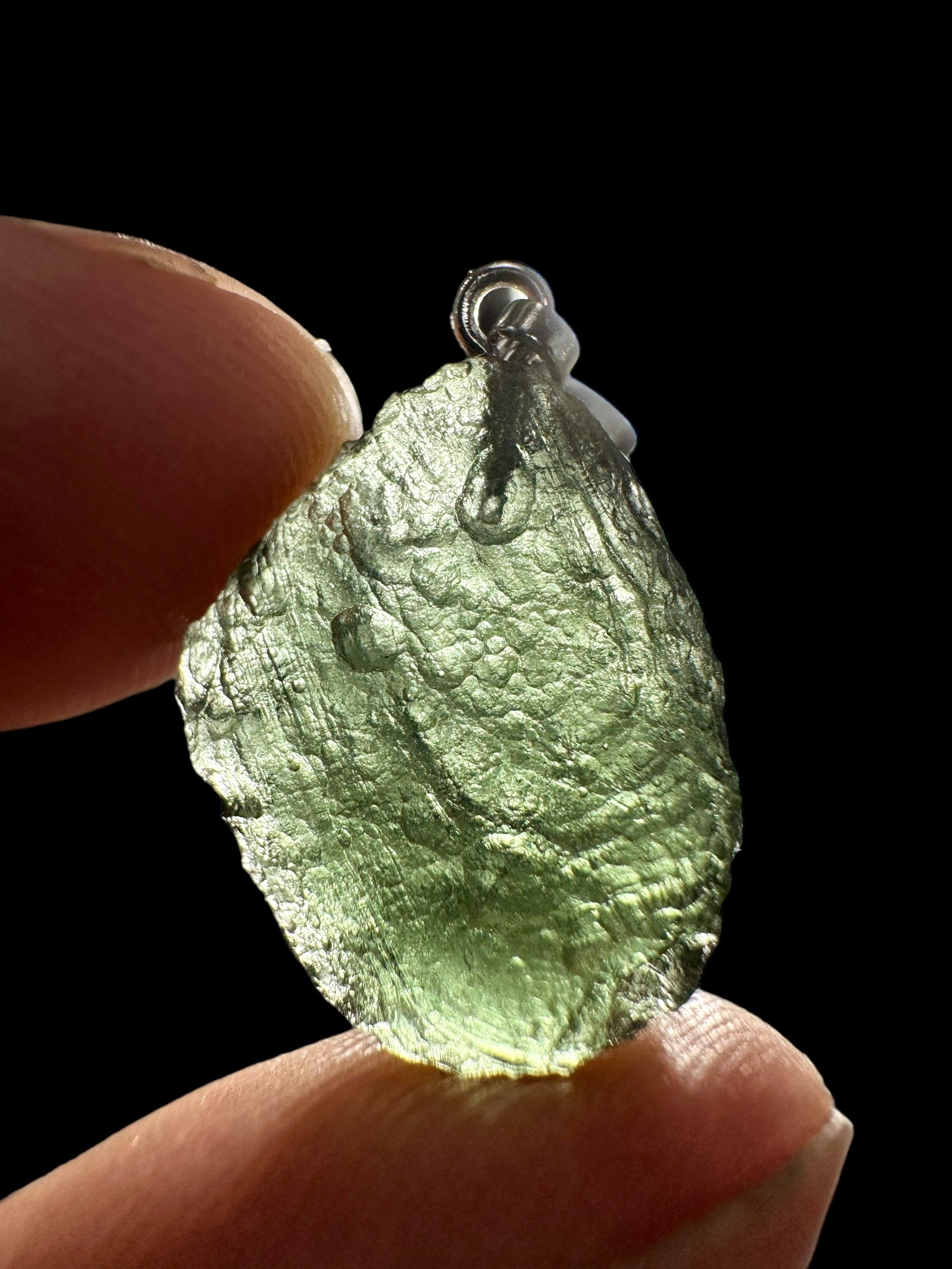 Moldavite pendant - P/V181