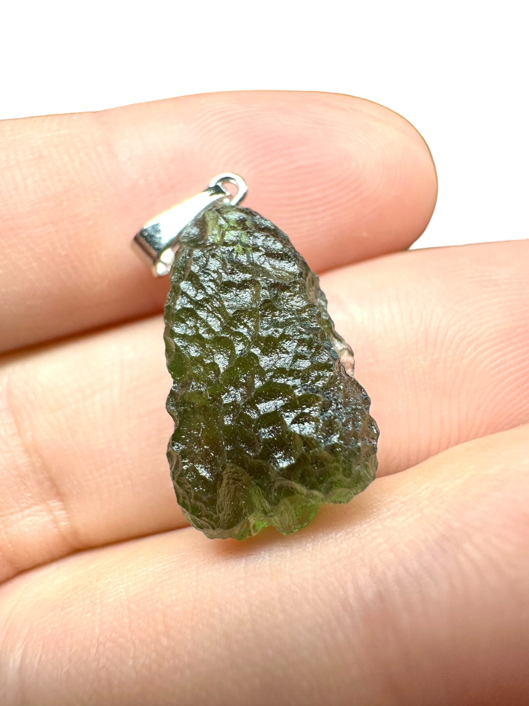 Moldavite pendant - P/V182