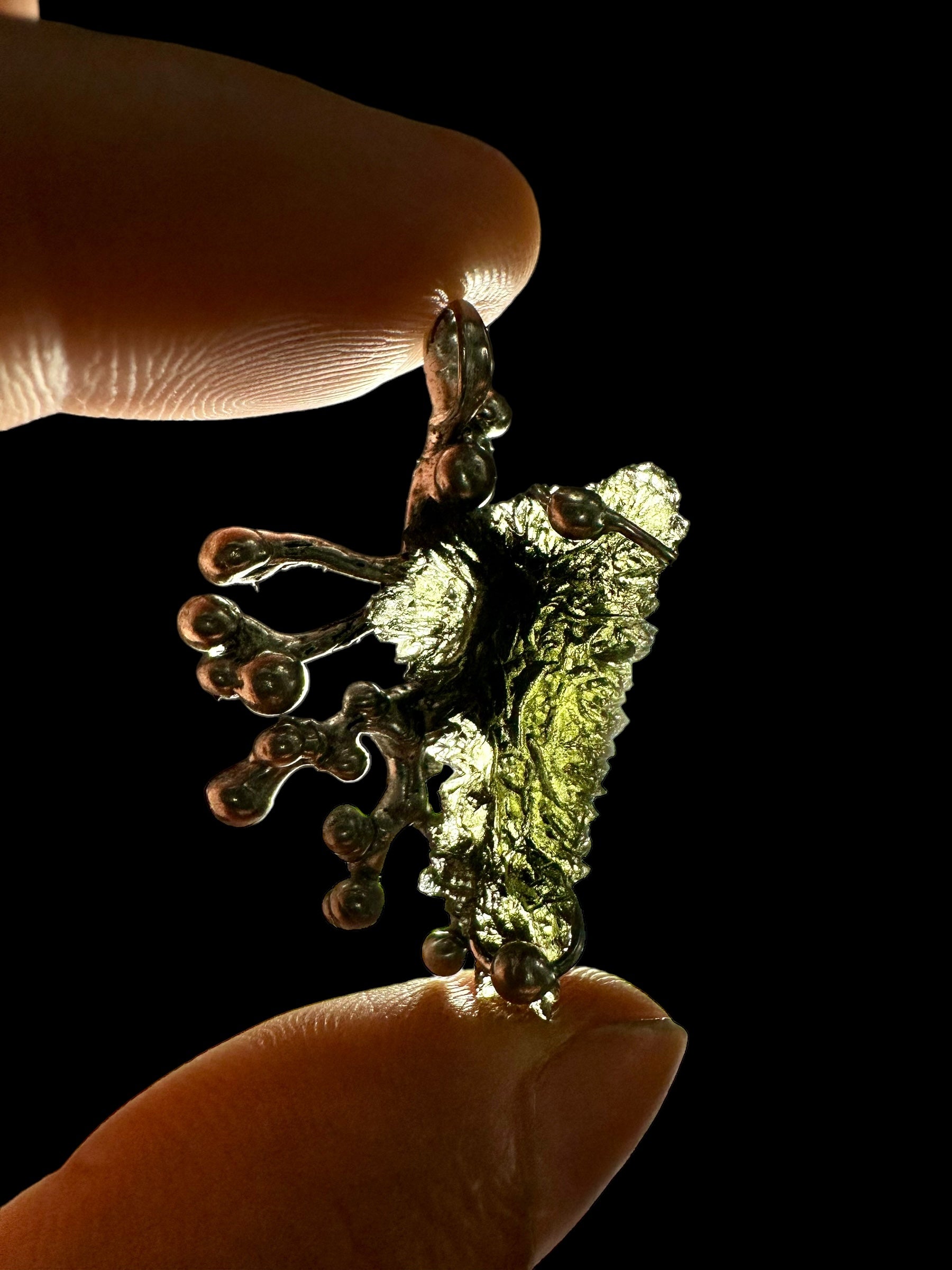 Moldavite pendant - P/V191
