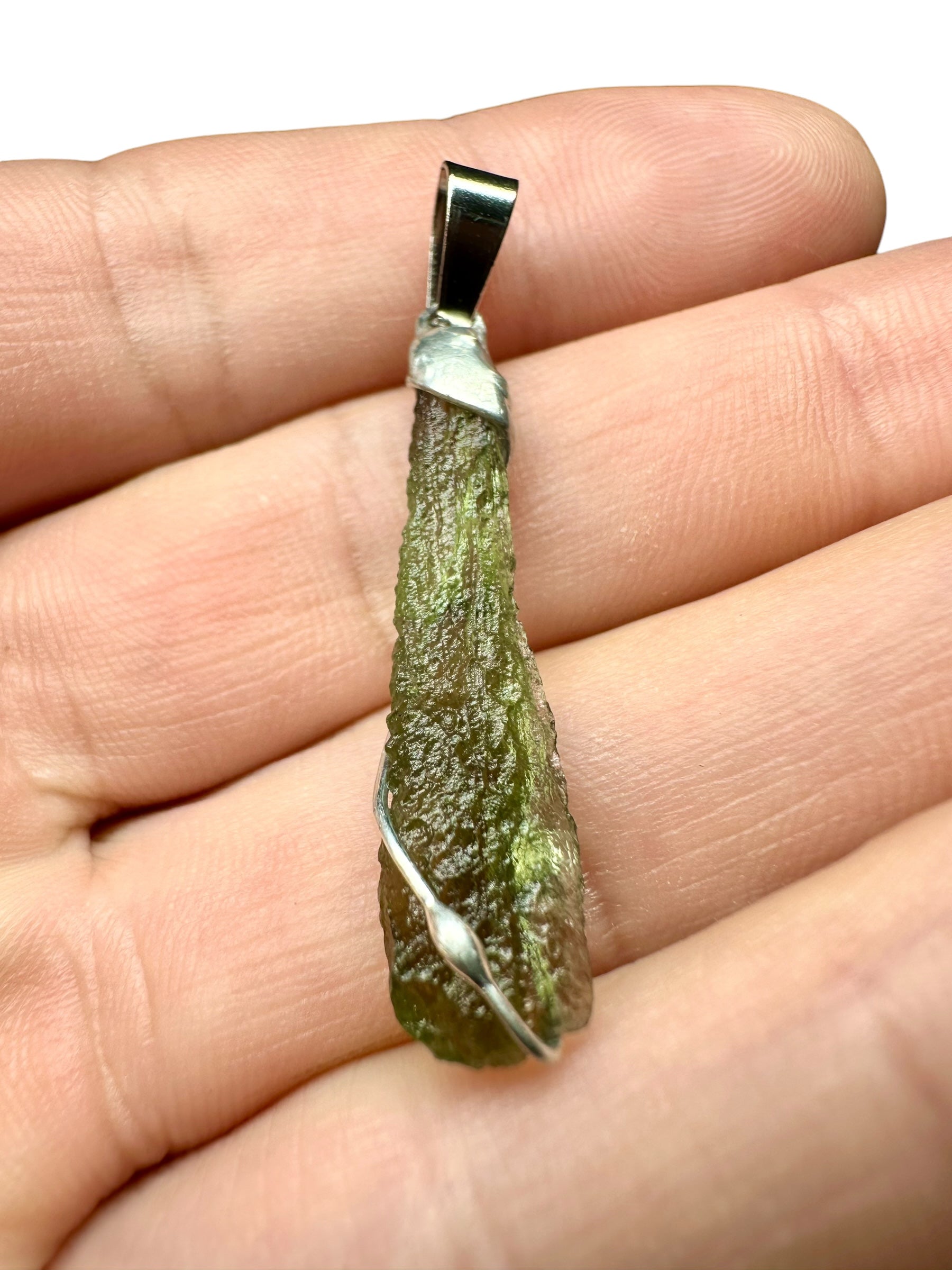 Moldavite pendant - P/V198