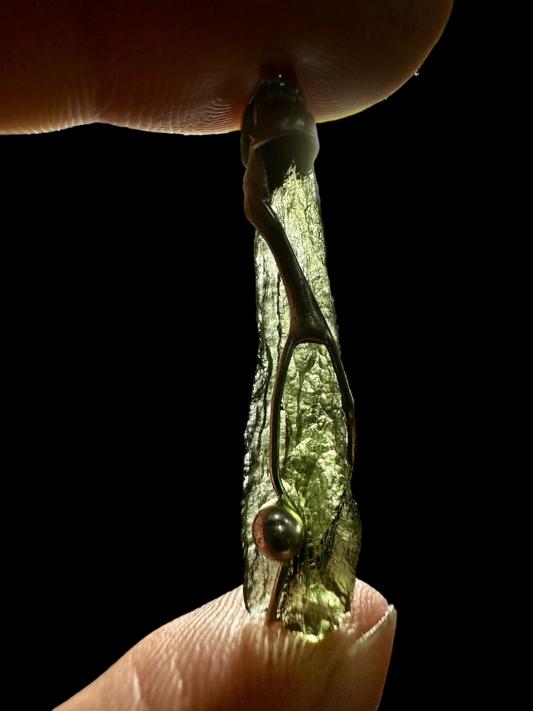 Moldavite pendant - P/V198