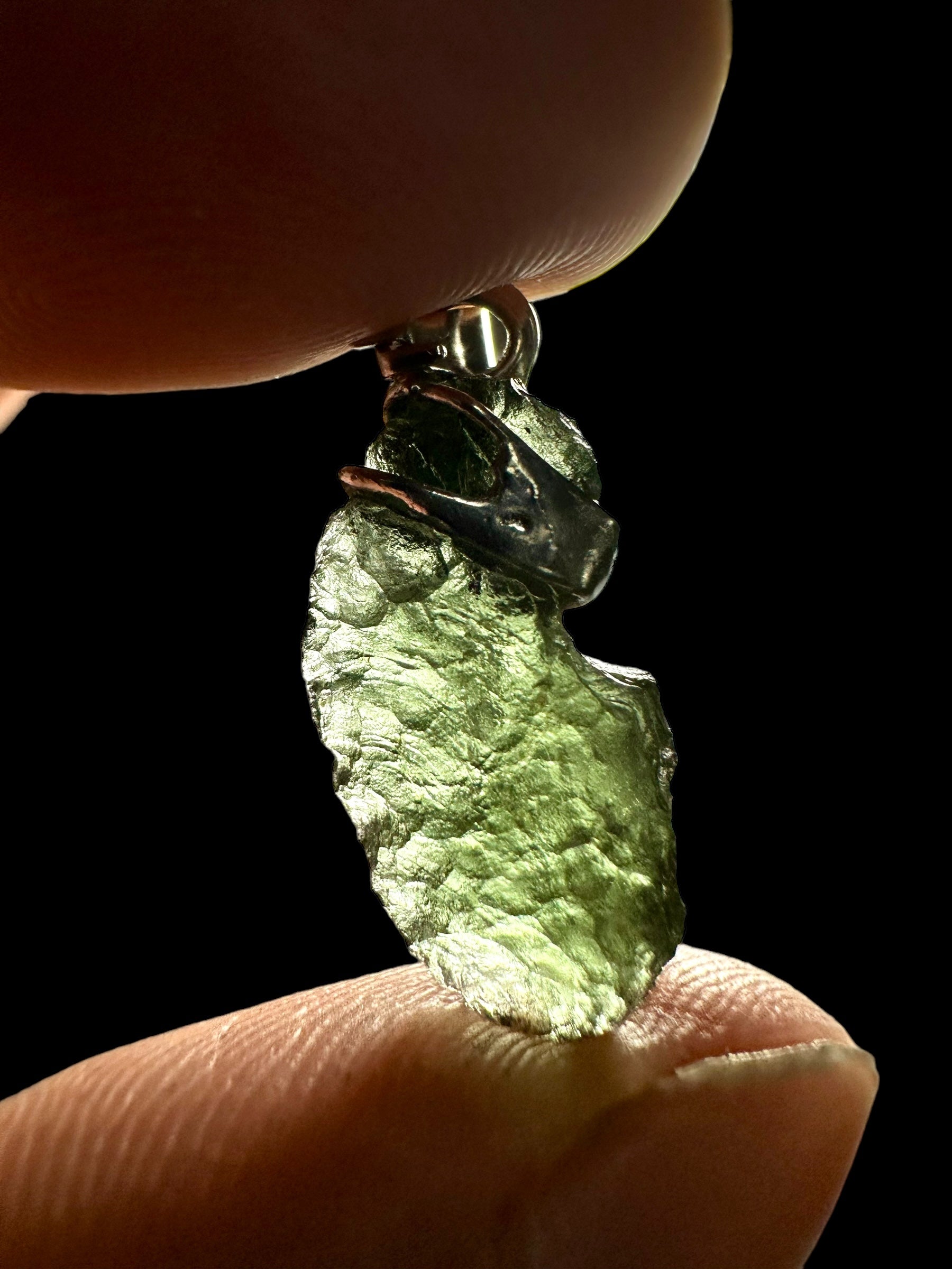Moldavite pendant - P/V202