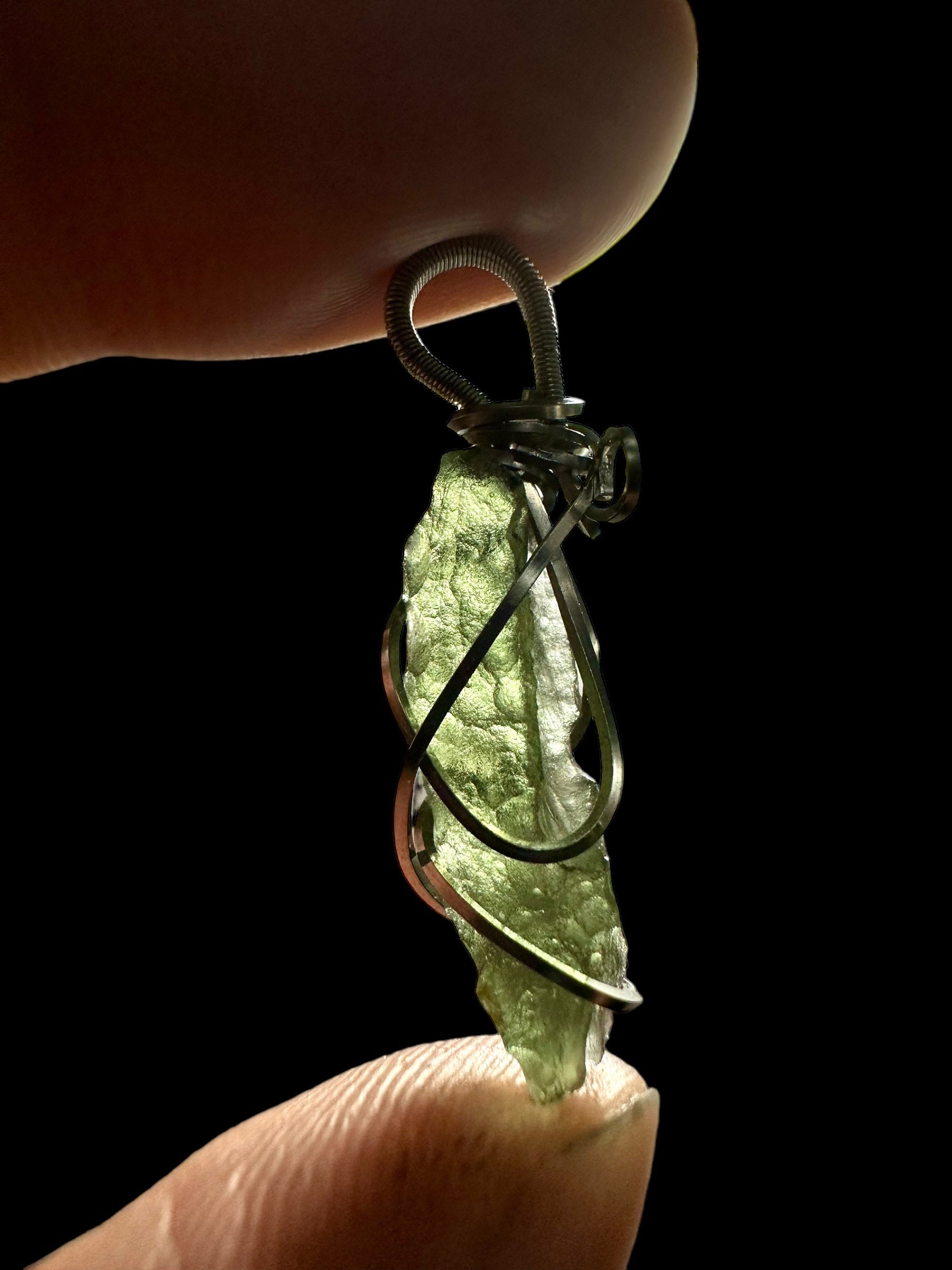 Moldavite pendant - P/V203