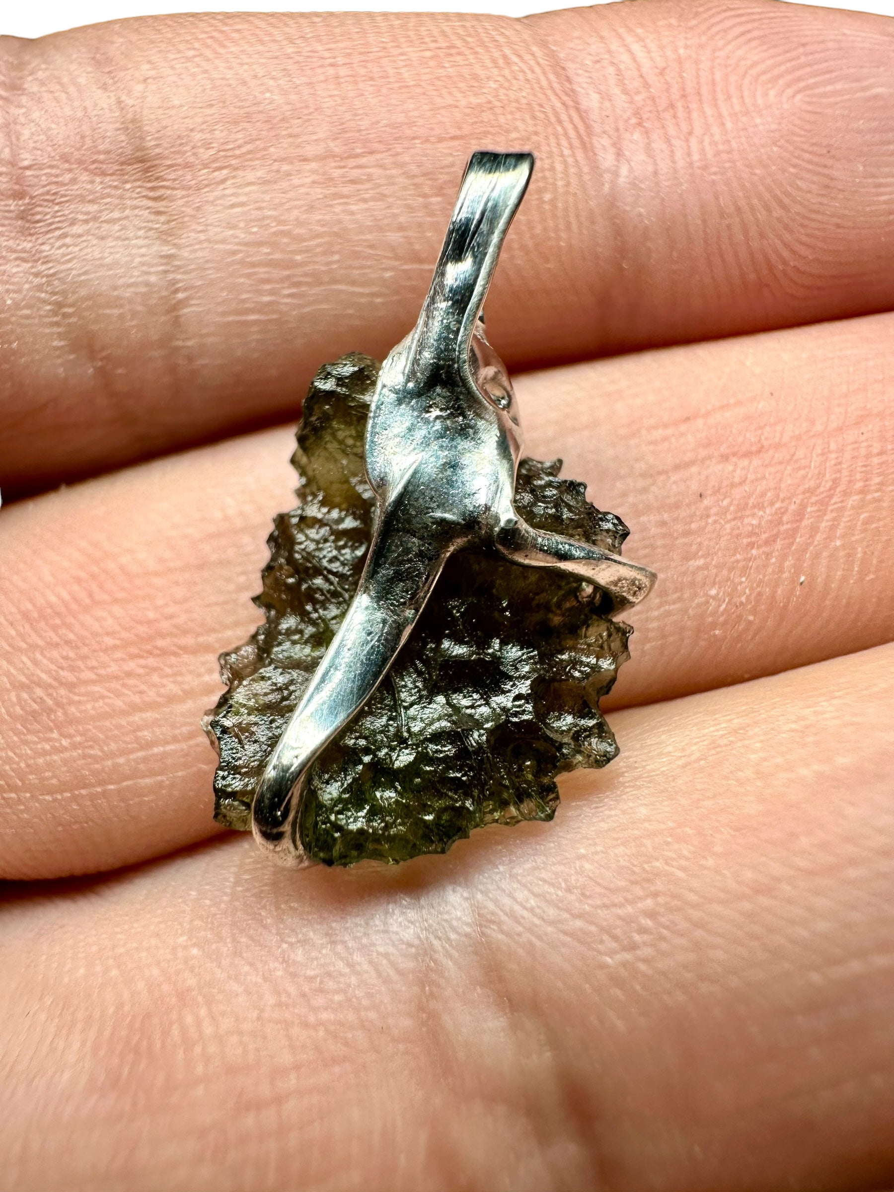 Moldavite pendant - P/V204