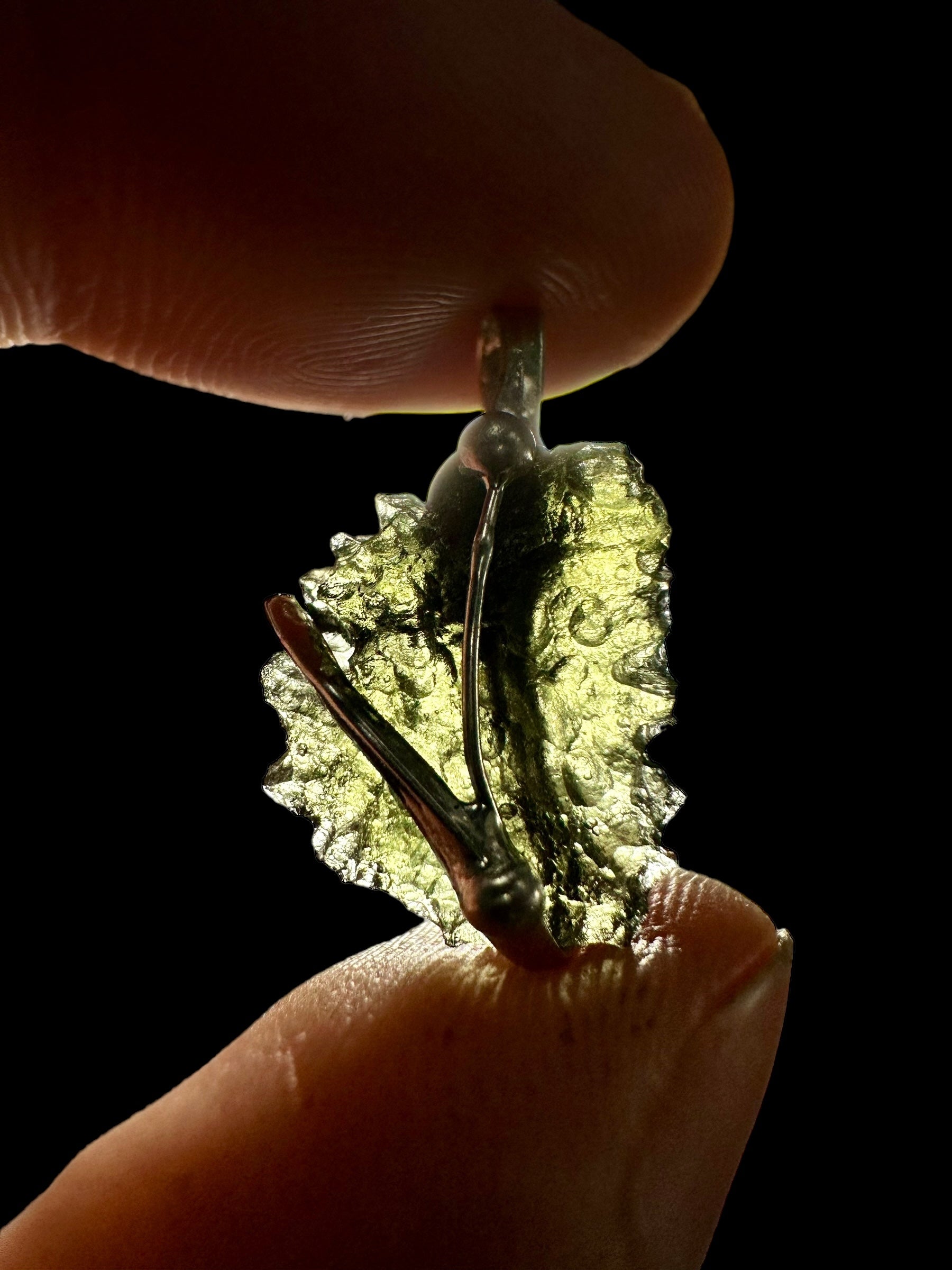 Moldavite pendant - P/V204