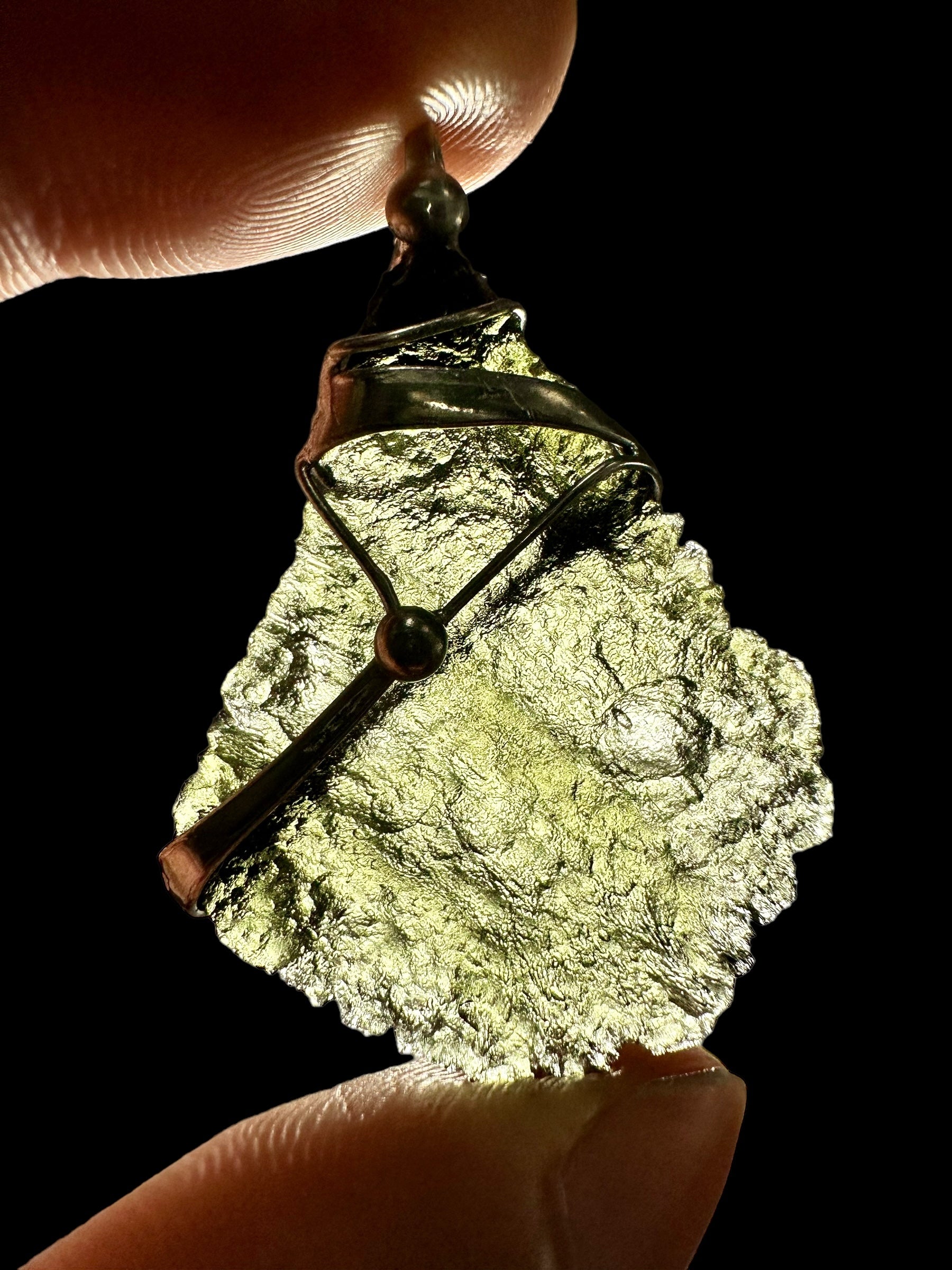 Moldavite pendant - P/V205