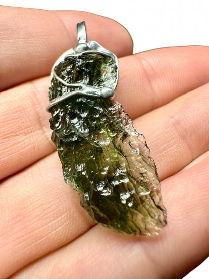 Pendente in Moldavite - P/V206