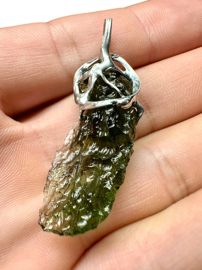 Pendente in Moldavite – P/V206