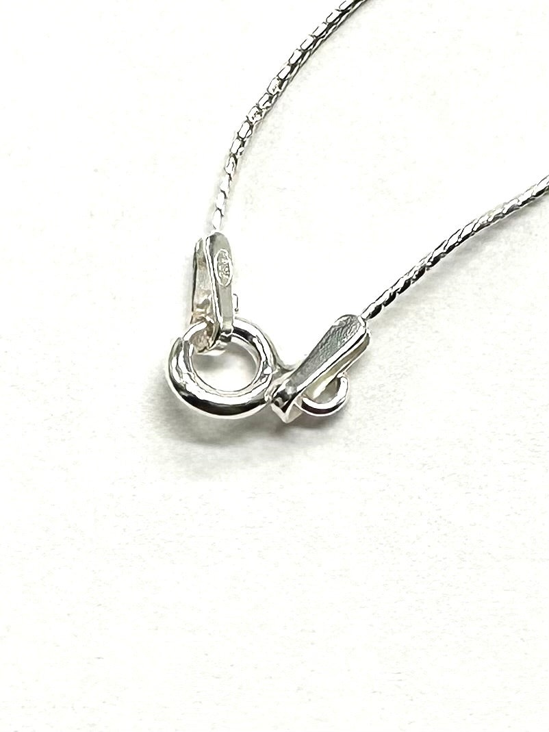 Silver chain 45 cm, width 0,6 mm, Ag 925/1000 - RET1