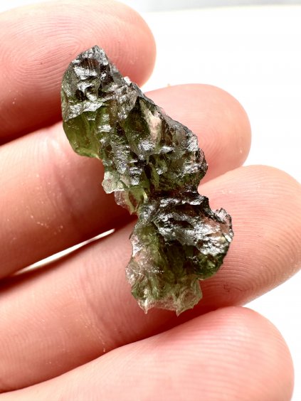 Moldavite Grezza – Vrabce – Krater – 2,3g - V225