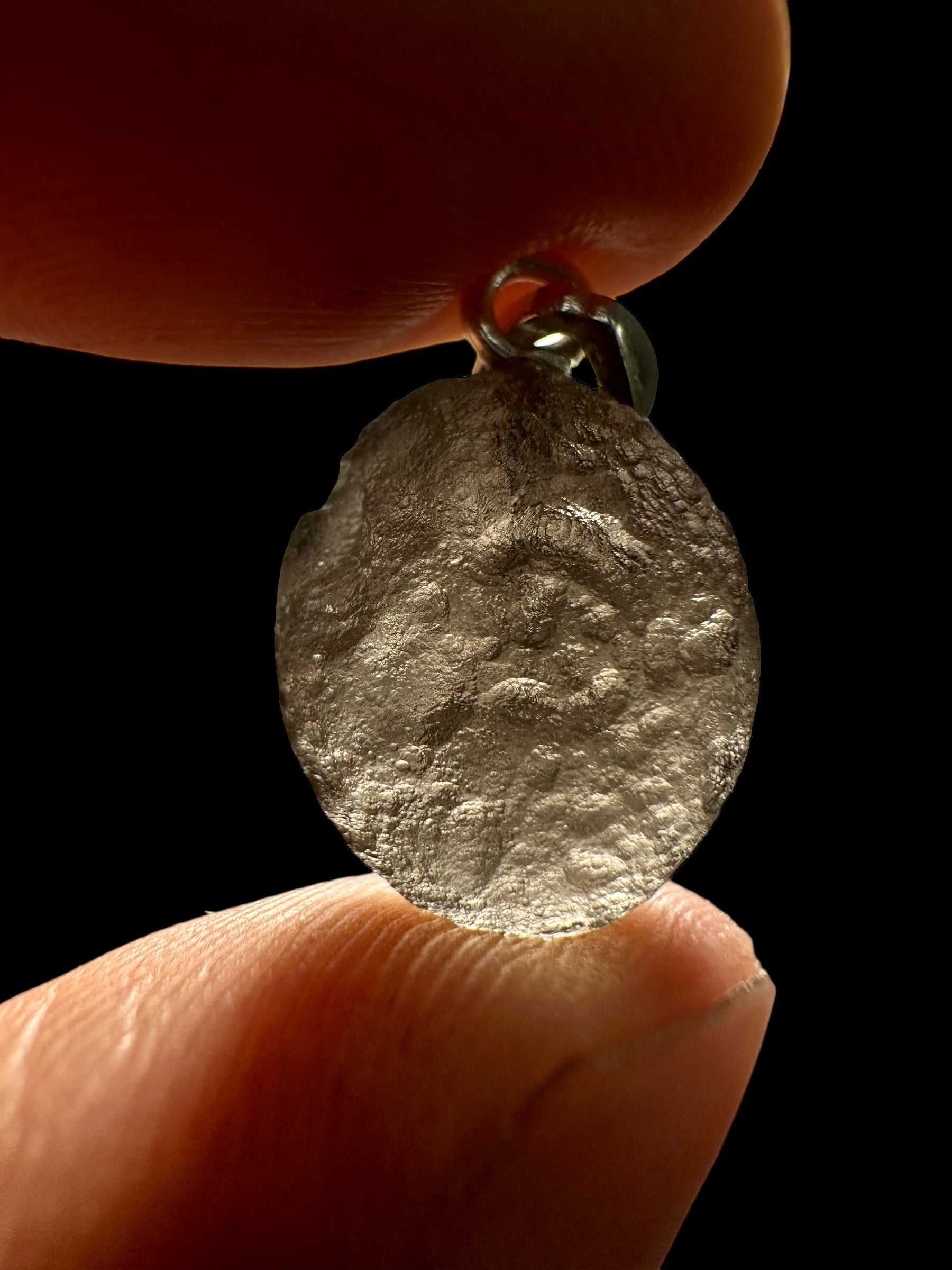 Silver colombianite pendant - SP/K002