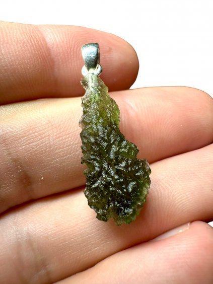 Pendente in Argento con Moldavite - SP/V004