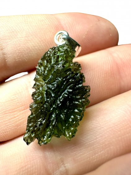 Pendente in Argento con Moldavite - SP/V007