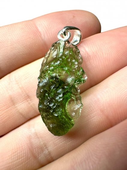 Pendente in Argento con Moldavite - SP/V009