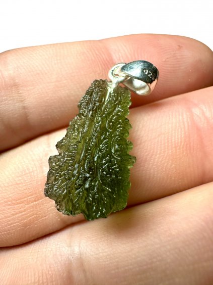 Pendente in Argento con Moldavite - SP/V010