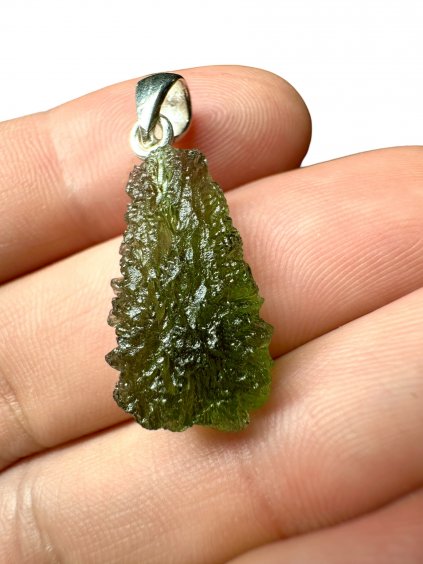 Pendente in Argento con Moldavite - SP/V010