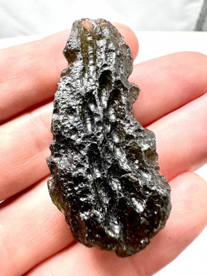 Moldavite Grezza – Vrabce – Kroclov – 14,9g - V118