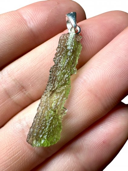 Pendente in Argento con Moldavite - SP/V014