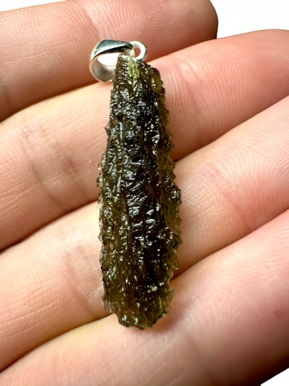 Pendente in Argento con Moldavite - SP/V018