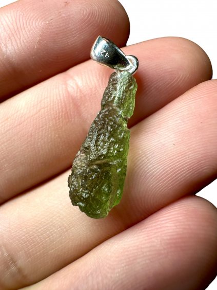 Pendente in Argento con Moldavite - SP/V019