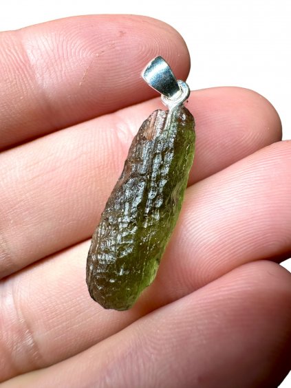 Pendente in Argento con Moldavite - SP/V020