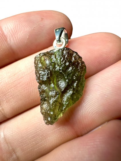 Pendente in Argento con Moldavite - SP/V022