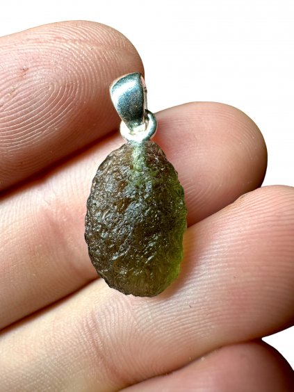 Pendente in Argento con Moldavite - SP/V024