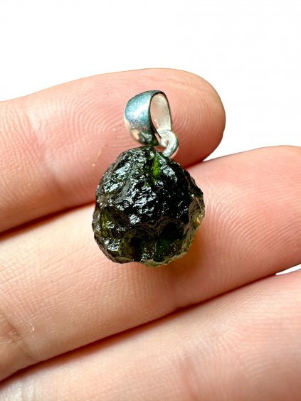 Pendente in Argento con Moldavite - SP/V025