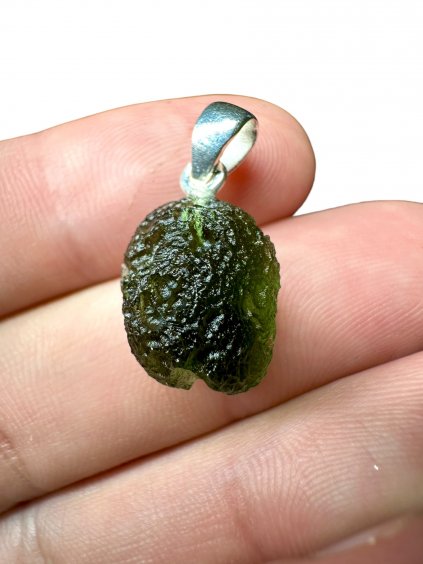 Pendente in Argento con Moldavite - SP/V026