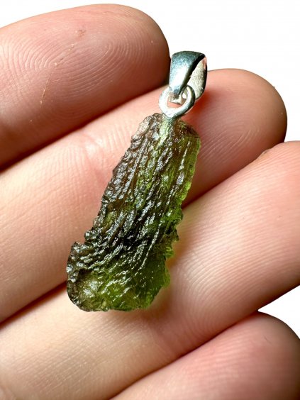 Pendente in Argento con Moldavite - SP/V028