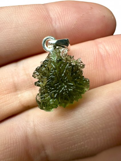 Pendente in Argento con Moldavite - SP/V032