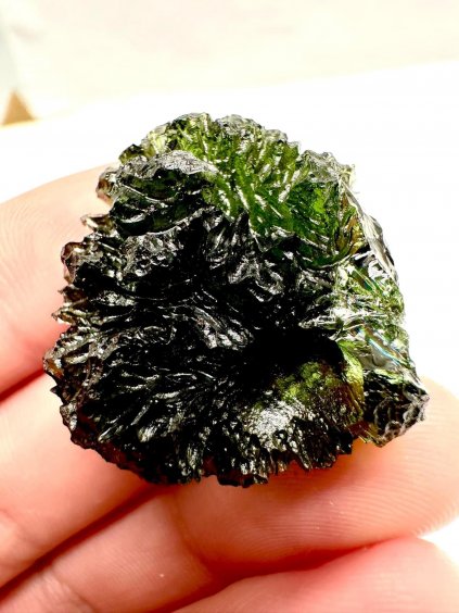 Moldavite Grezza – Malý Chlum – 13,7g - V101