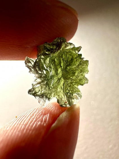 Moldavite Grezza – Maly Chlum – 1,1g - V102