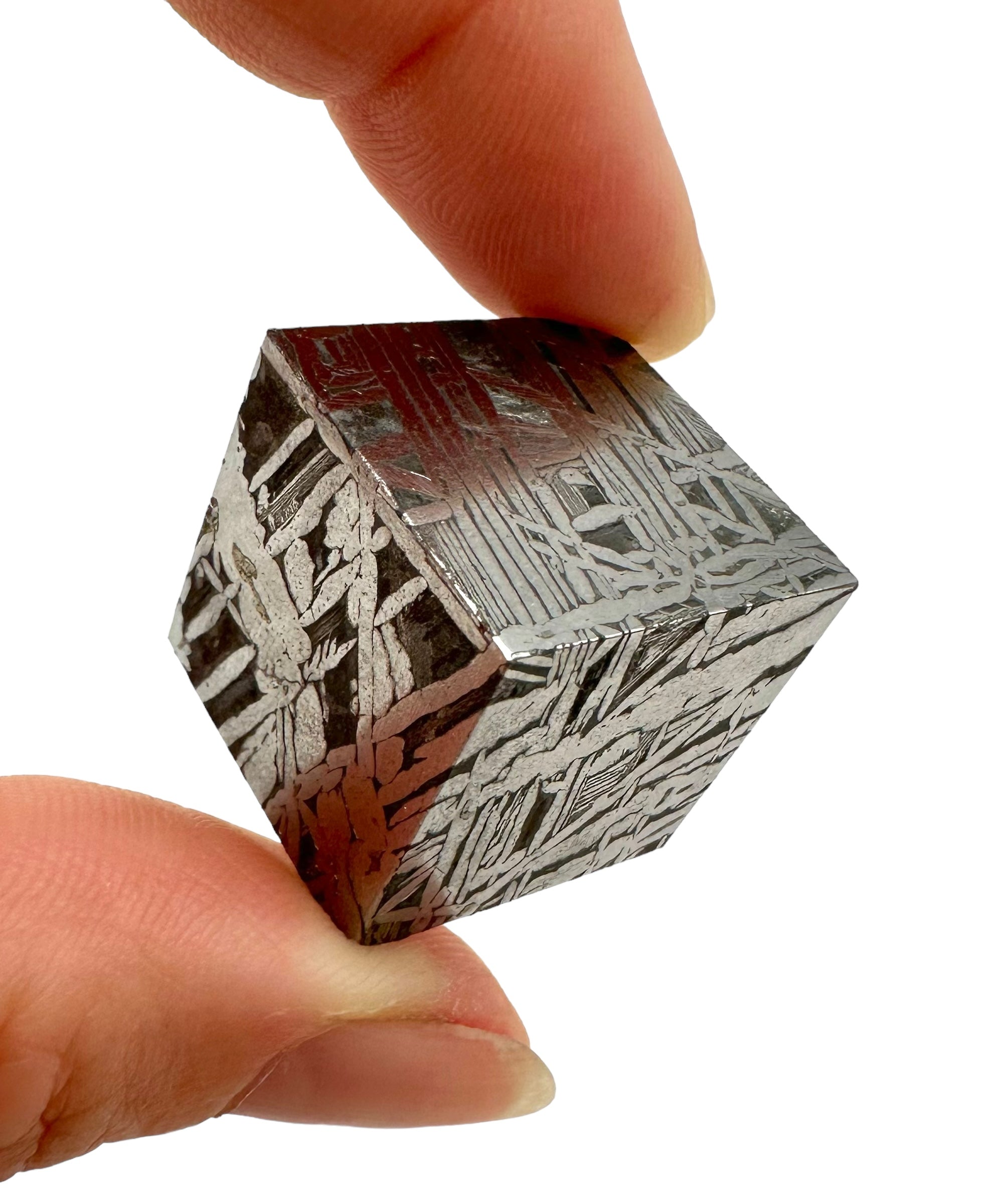 Meteorite Aletai Cube 20,7 mm – Xinjiang, China - MEAL02