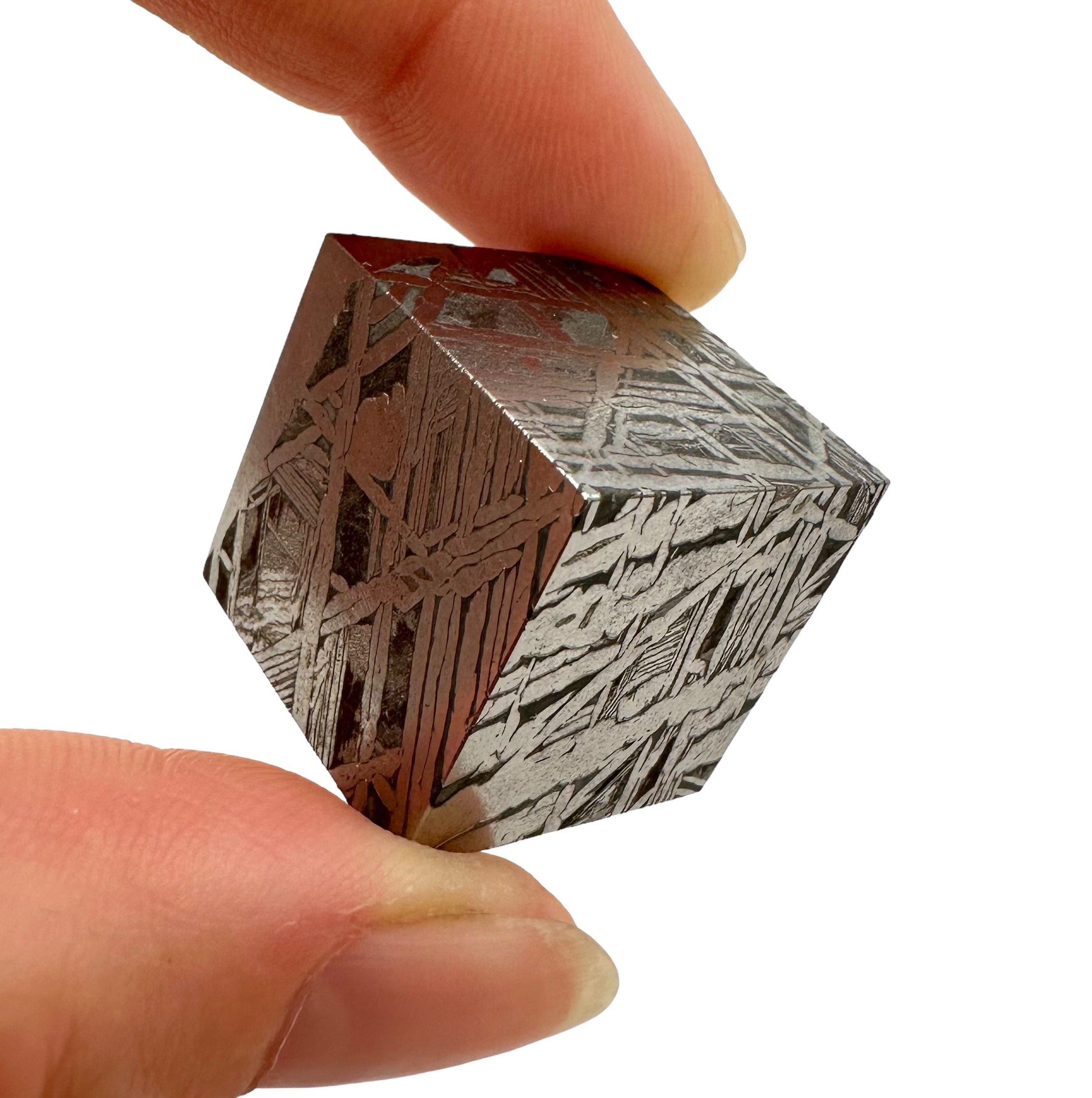 Meteorite Aletai Cube 20,7 mm – Xinjiang, China - MEAL02