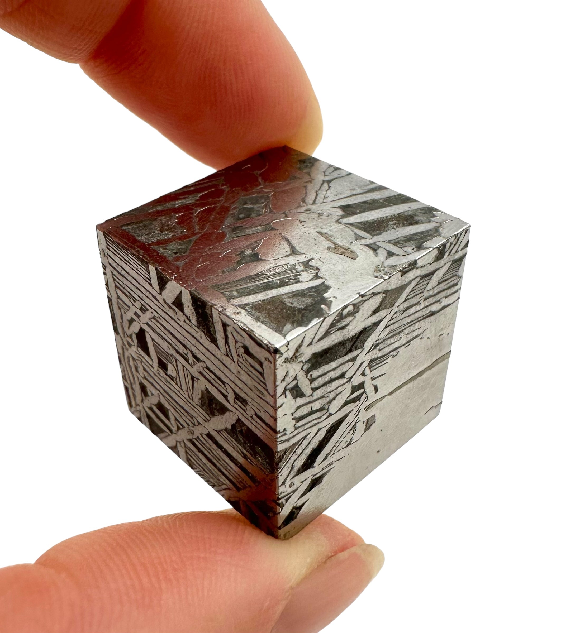 Meteorite Aletai Cube 20,7 mm – Xinjiang, China - MEAL02