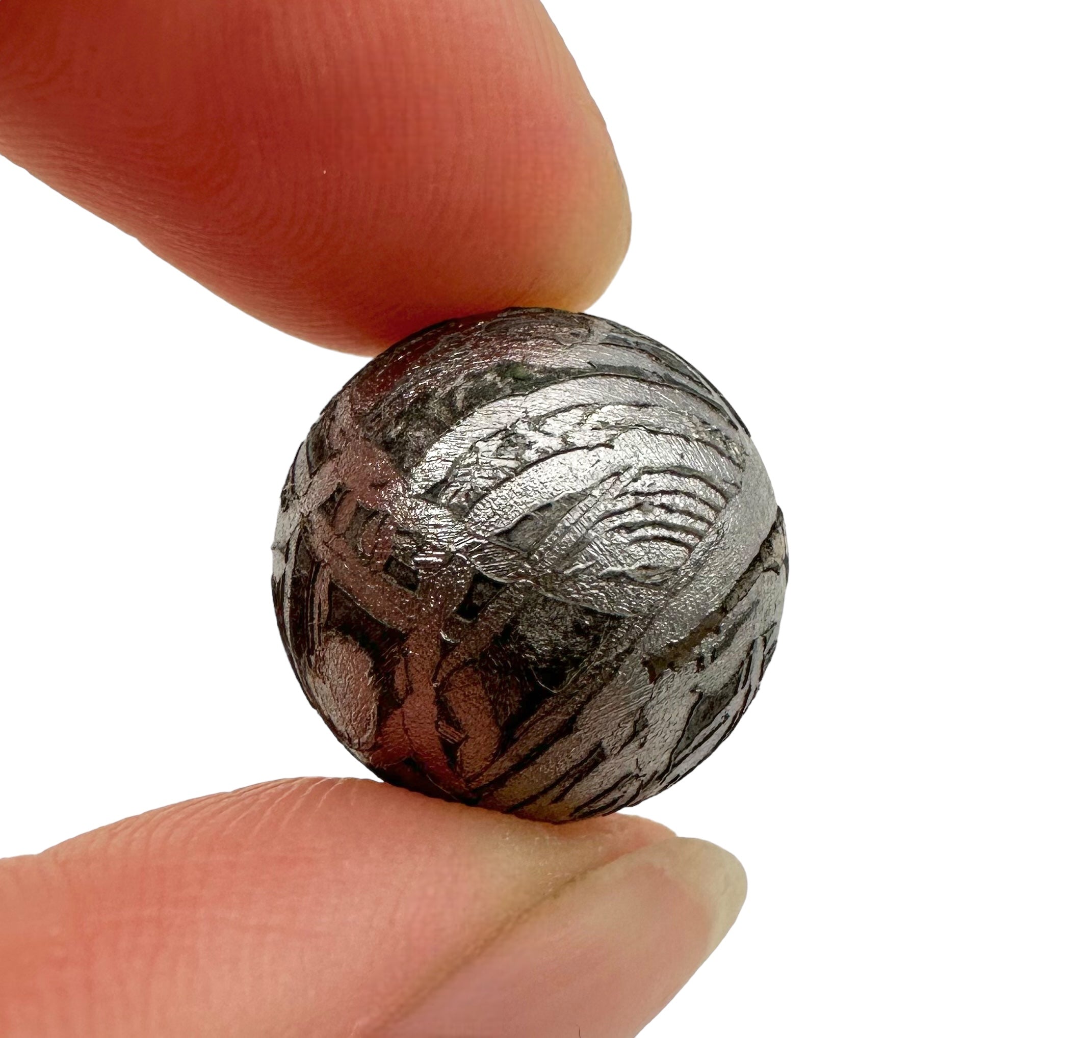Meteorite Aletai sphere 16 mm – Xinjiang, China - MEAL05