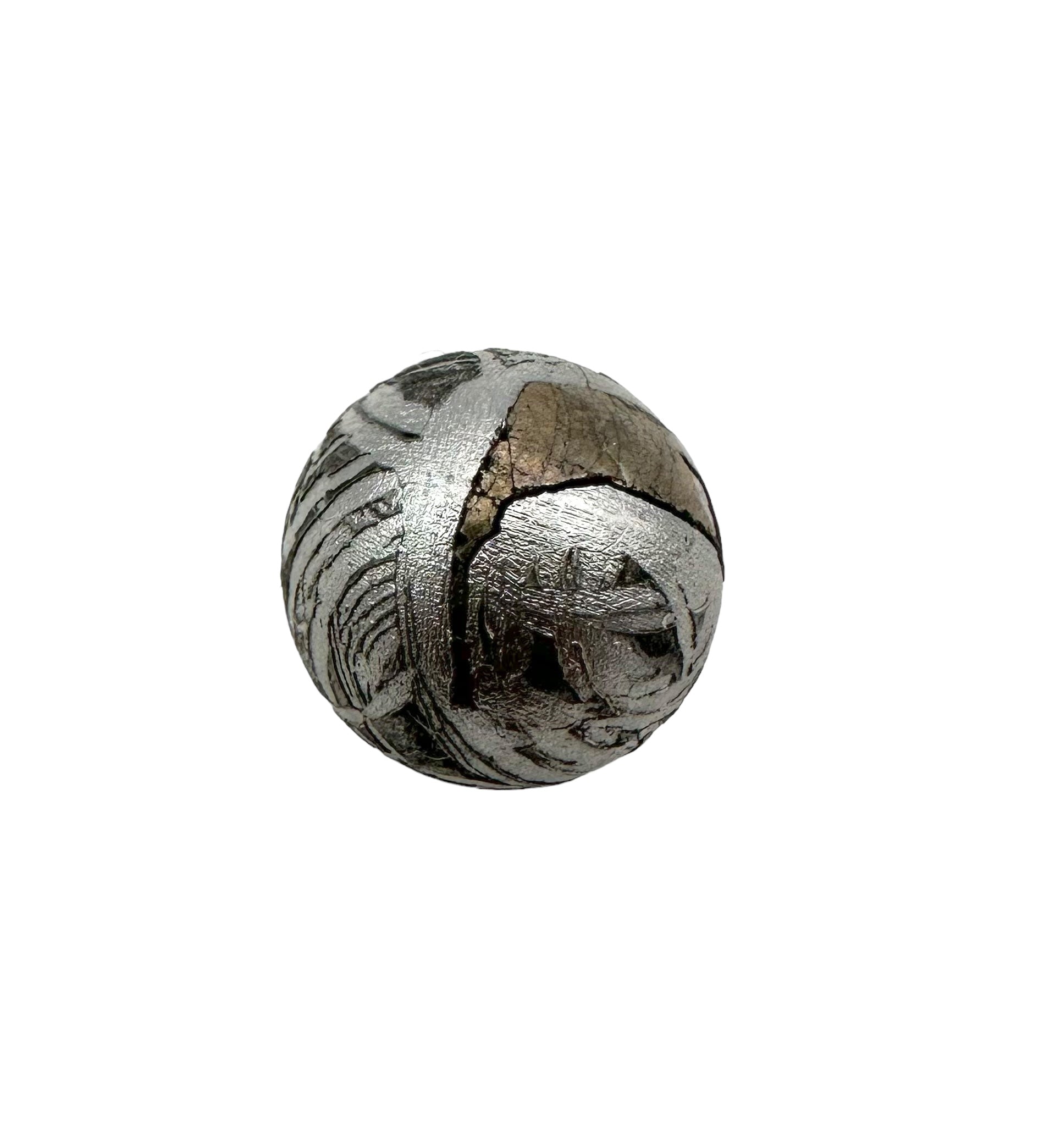 Meteorite Aletai sphere 16 mm – Xinjiang, China - MEAL05