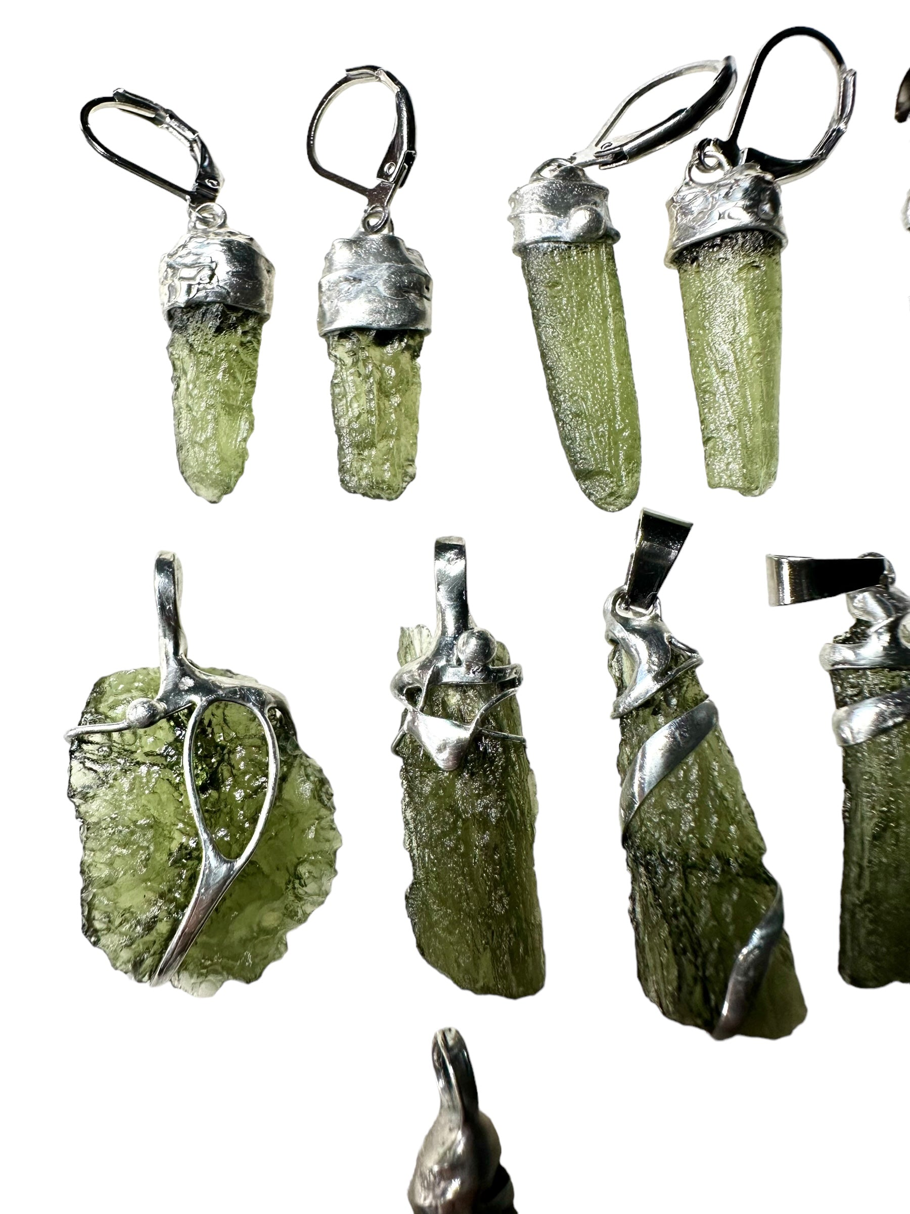 Moldavite jewellery – 32,6g - 0V014