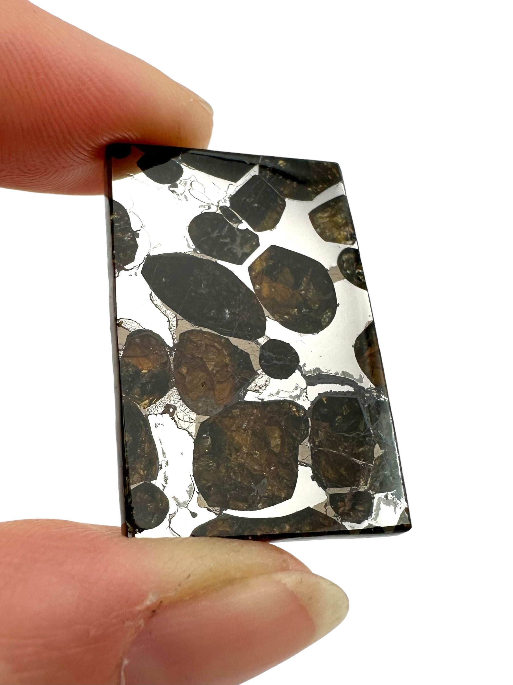 Brahin Pallasite Meteorite 7,2g – Belarus - MEBR03