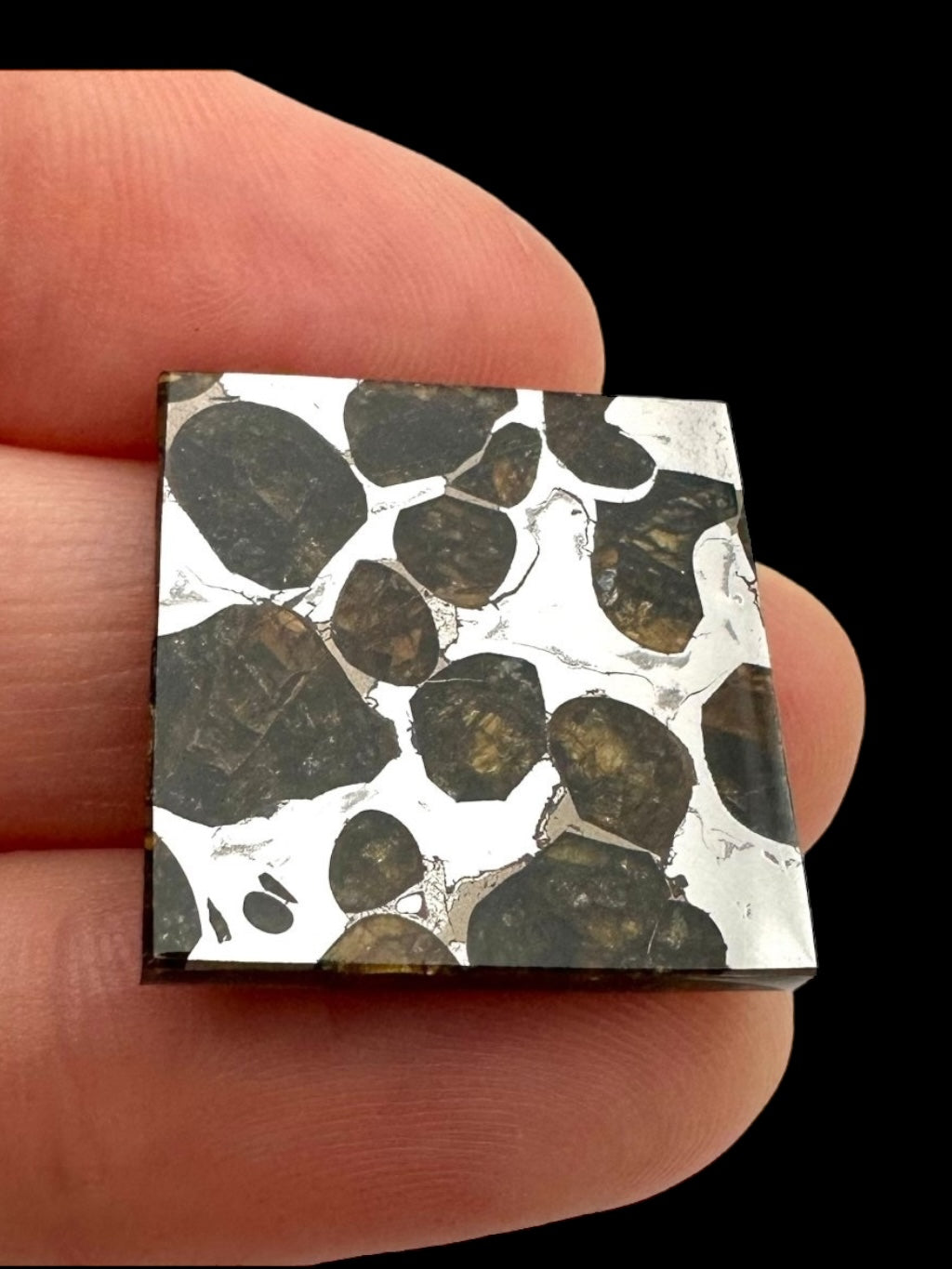 Brahin Pallasite Meteorite 5,5g – Belarus - MEBR06