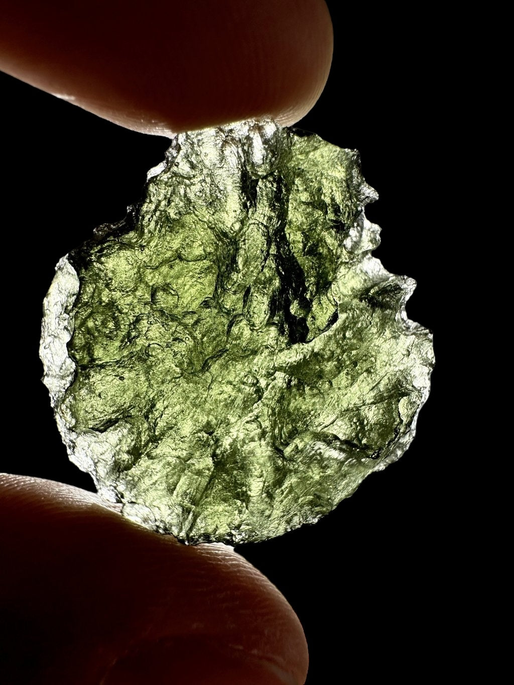 Moldavite – Vrabce – Kroclov – 8,6g - V2263