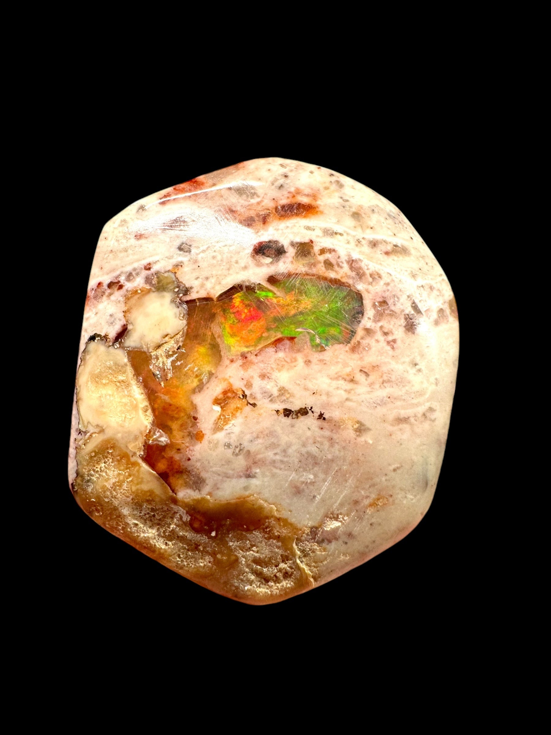 Fire opal – Cabochon – Queretaro, Mexico