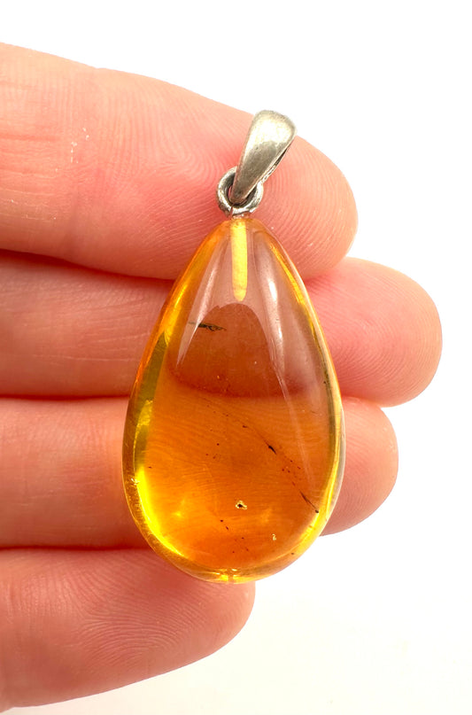 Pendente in argento con Ambra – SP/JN022