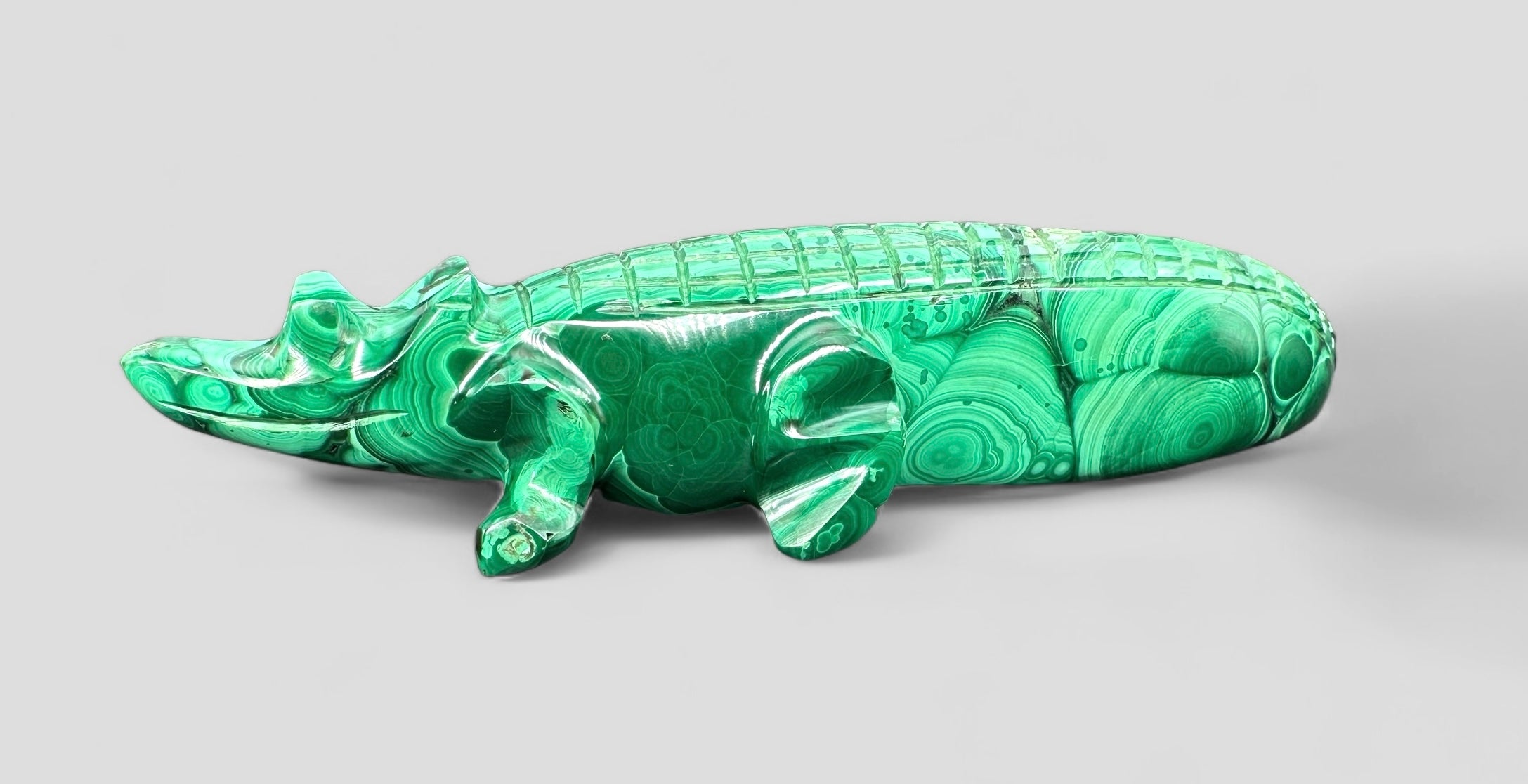 Malachite animal – Crocodile - MZ006