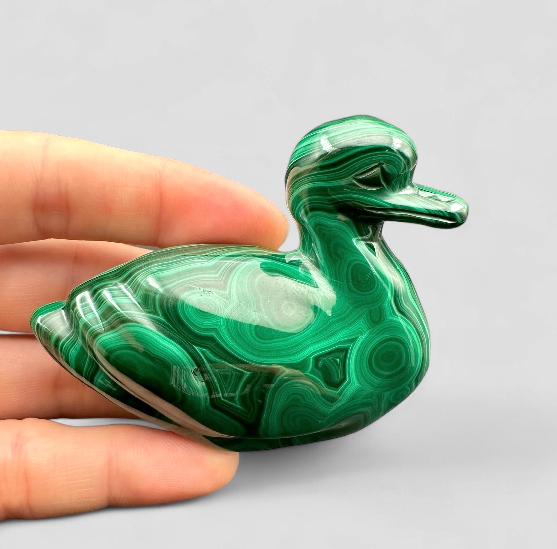 Malachite animal – Duck - MZ008